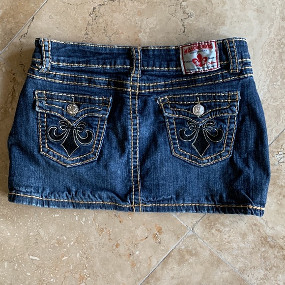 Miss Chic Jeans Mini Mini  Skirt - Picture 2 of 6